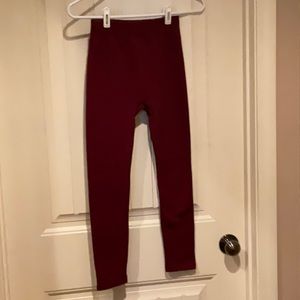 Ambiance Apparel (size S/M) burgundy leggings